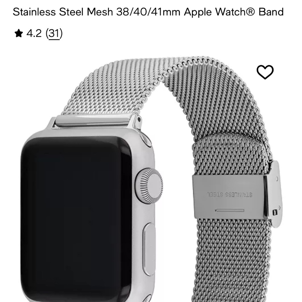 Coach Silver Mesh Women's Watch